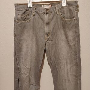 Men's Size 40x32 Levi's Levi Gray Grey 505 Jeans